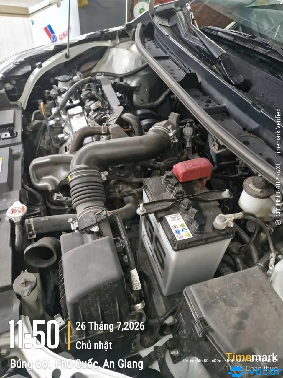 Toyota Vios E1.5 MT 2024 - Khoang động cơ 1