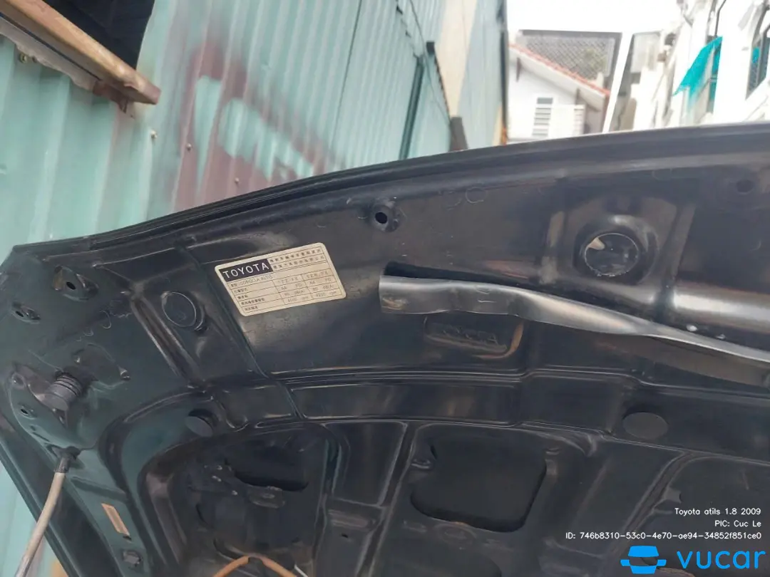 Toyota Atils 1.8 . 2009 - Khoang động cơ 3