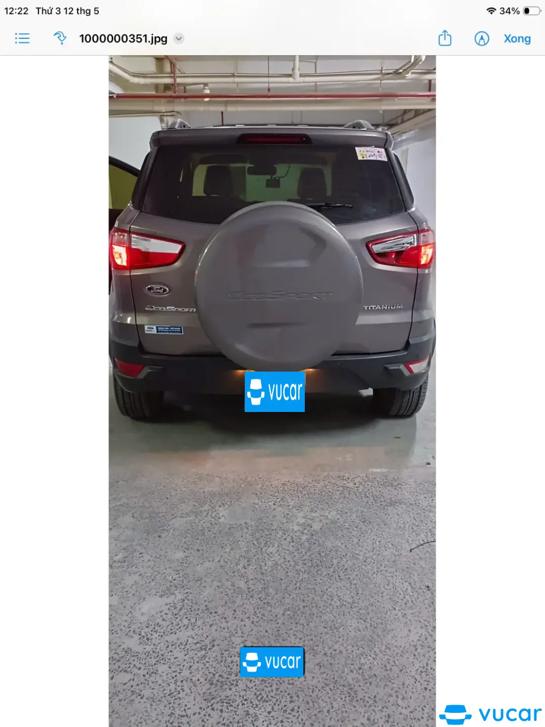 Ảnh xe Ford Ecosport Titanium Black 1.5L AT 2016 - ảnh 4