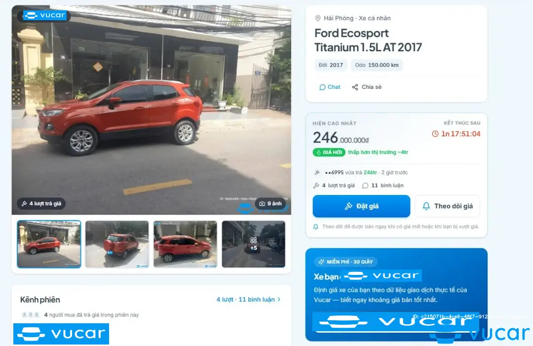 Ford Ecosport Titanium 1.5L AT 2017 - Nội thất 10