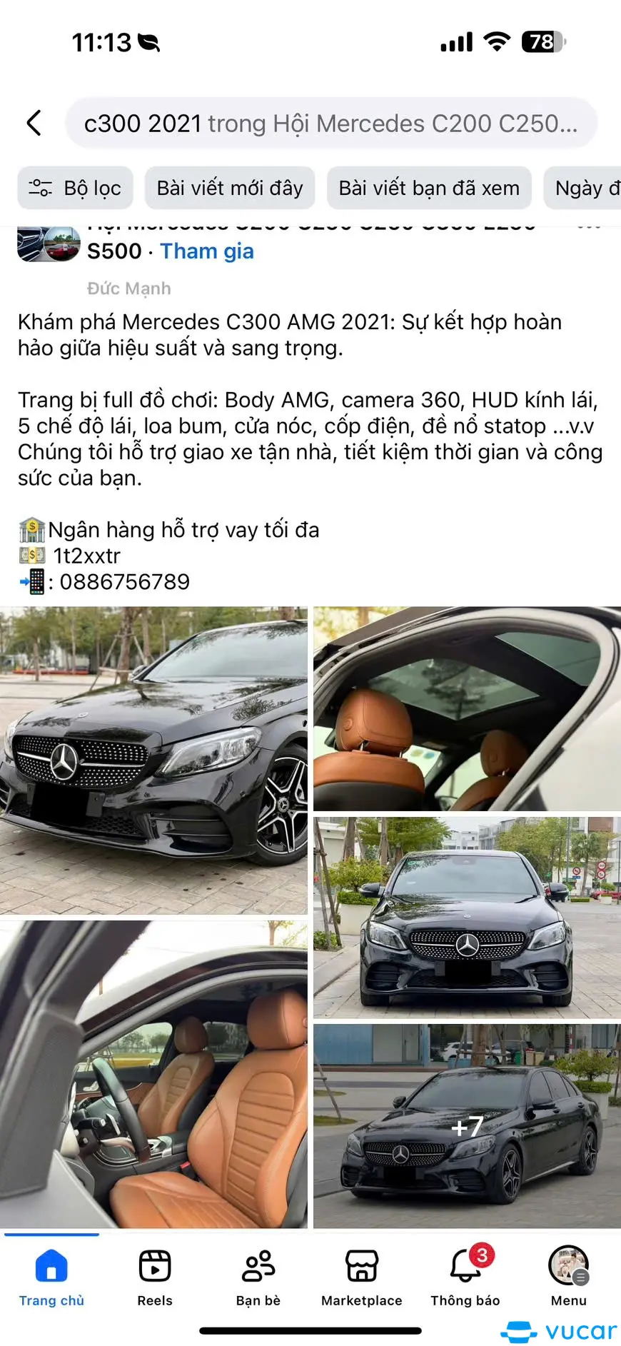 Mercedes C300 AMG 2021 - Nội thất 6