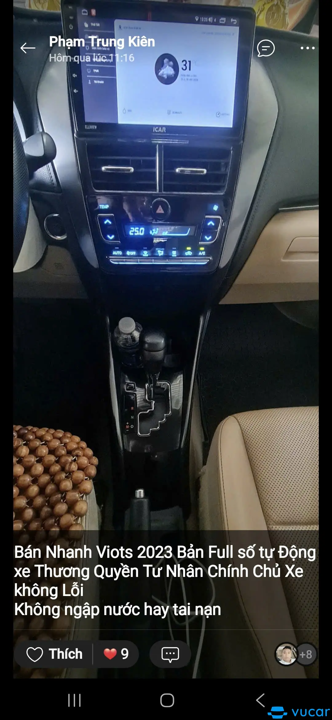 Toyota Vios G 1.5 CVT 2023 - Nội thất 3