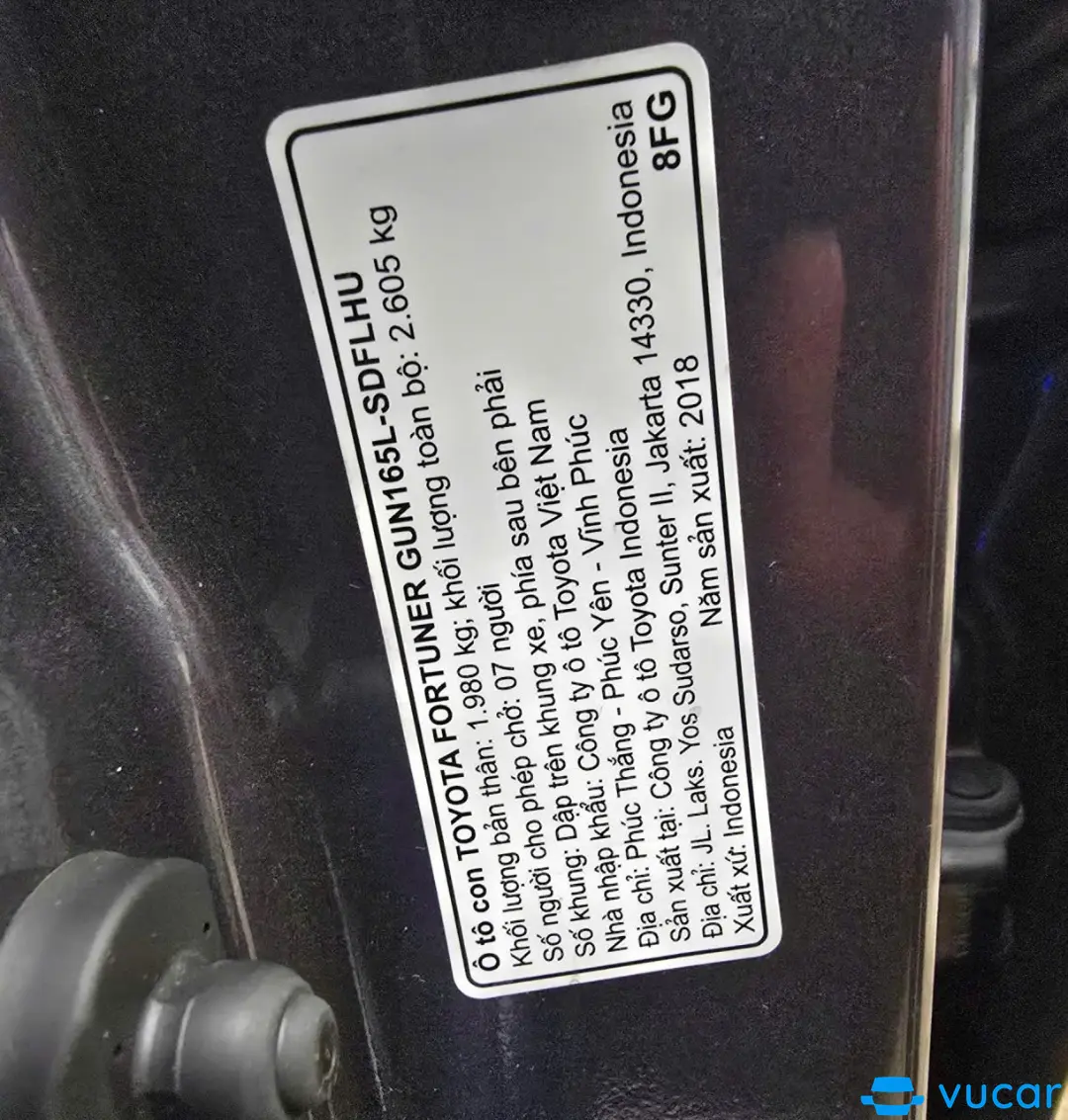 Toyota Fortuner 2.4G 4x2 MT 2018 - Nội thất 7