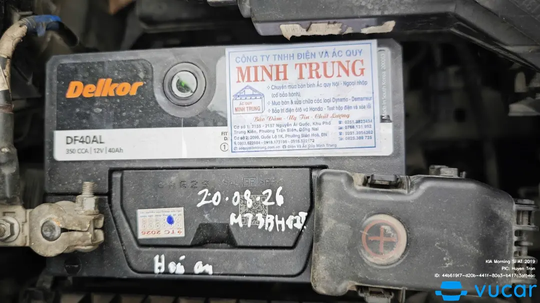 KIA Morning Si AT 2019 - Khoang động cơ 1