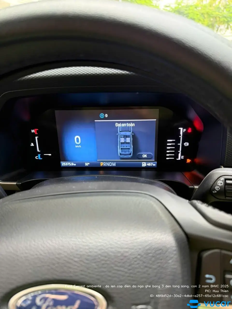 Ford Everest ambiente . đã lên cốp điện độ ngả ghế băng 3 đèn tăng sáng. còn 2 năm BHVC 2025 - Nội thất 1