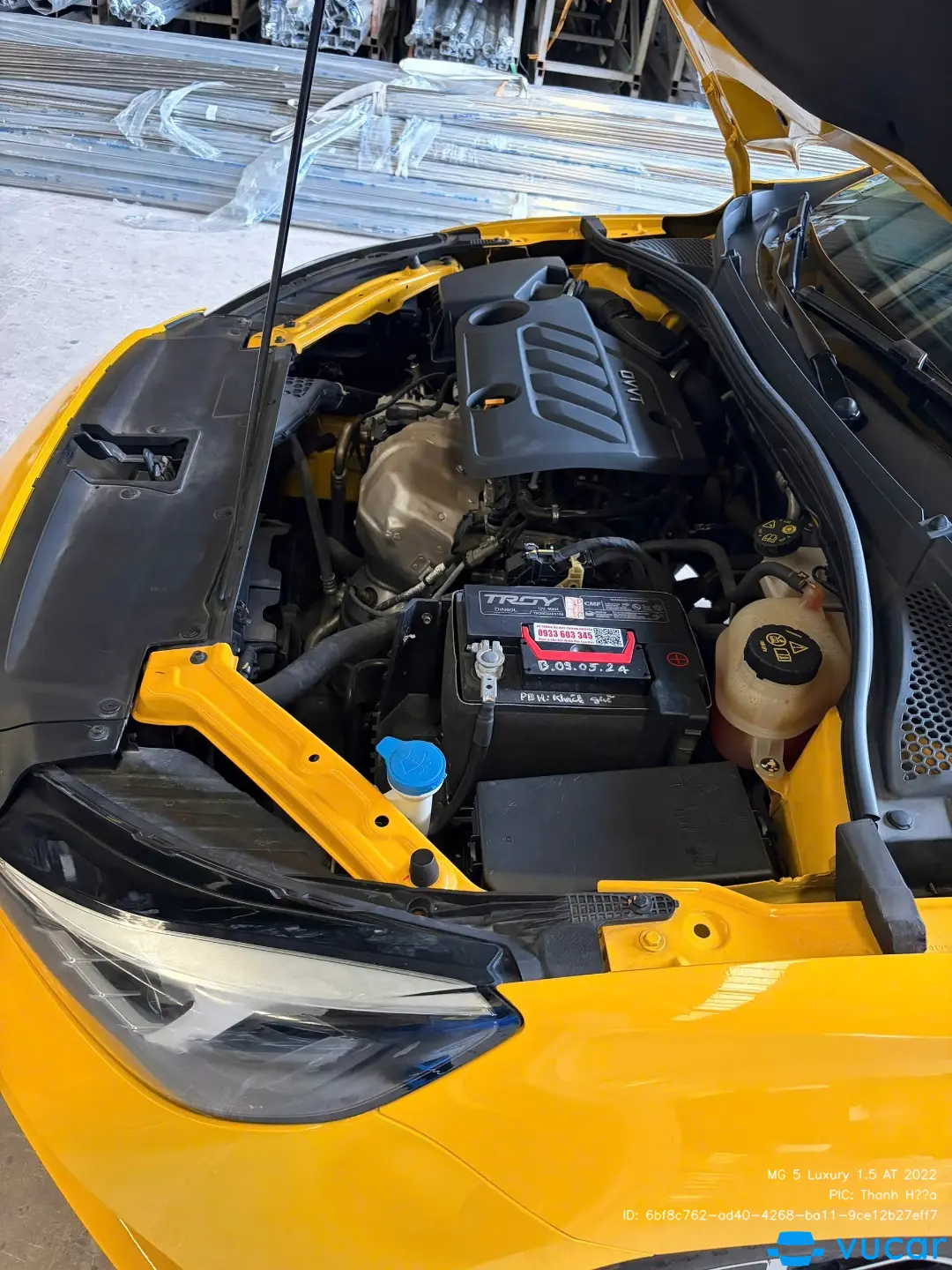 MG 5 Luxury 1.5 AT 2022 - Khoang động cơ 2