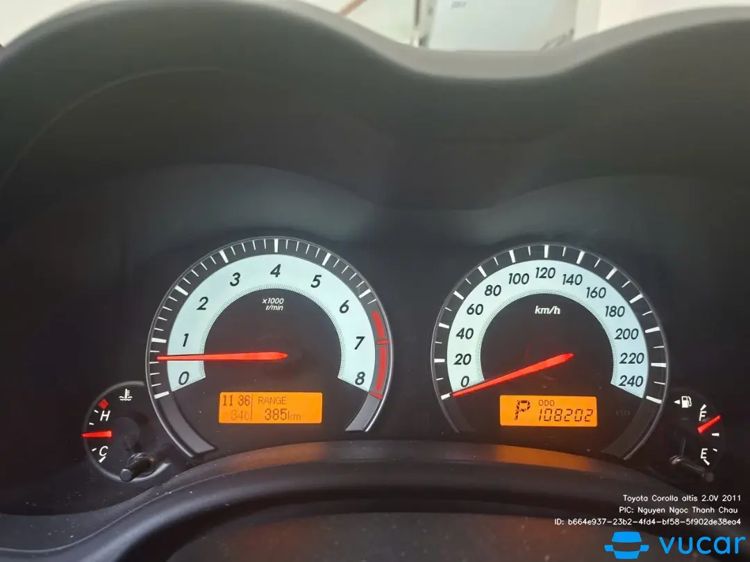 Ảnh xe Toyota Corolla altis 2.0V 2011 - ảnh 6