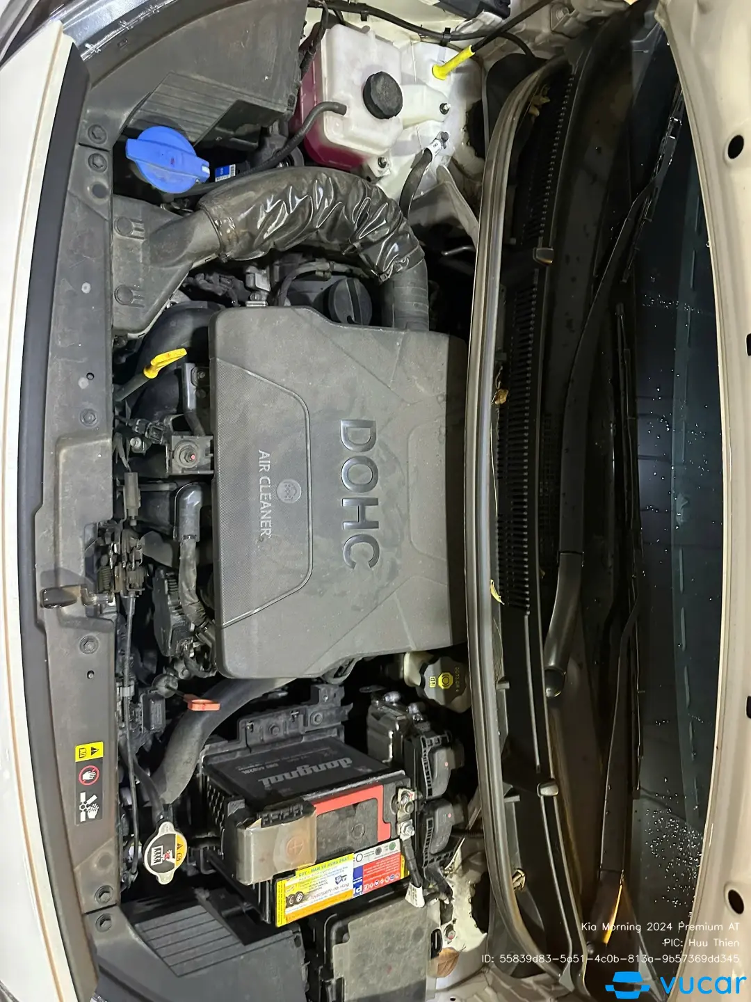 Kia Morning 2024 Premium AT - Khoang động cơ 1