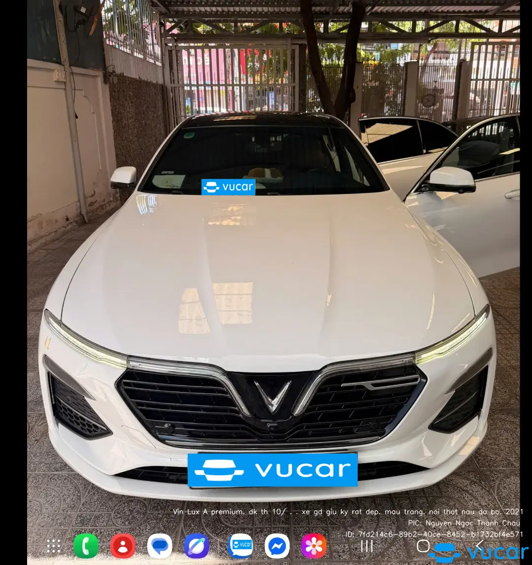 Vin Lux A premium. đk th 10/ . . xe gđ giử kỷ rất đẹp. màu trắng. nội thất nâu da bò. 2021 - Ngoại thất 32
