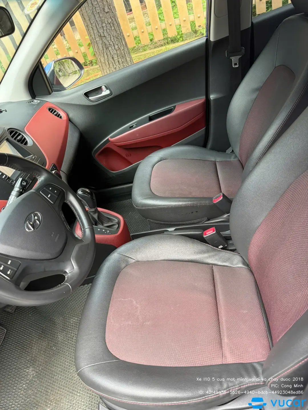 Xe I10 5 cửa một mình vợ đi và chạy được 2018 - Nội thất 4