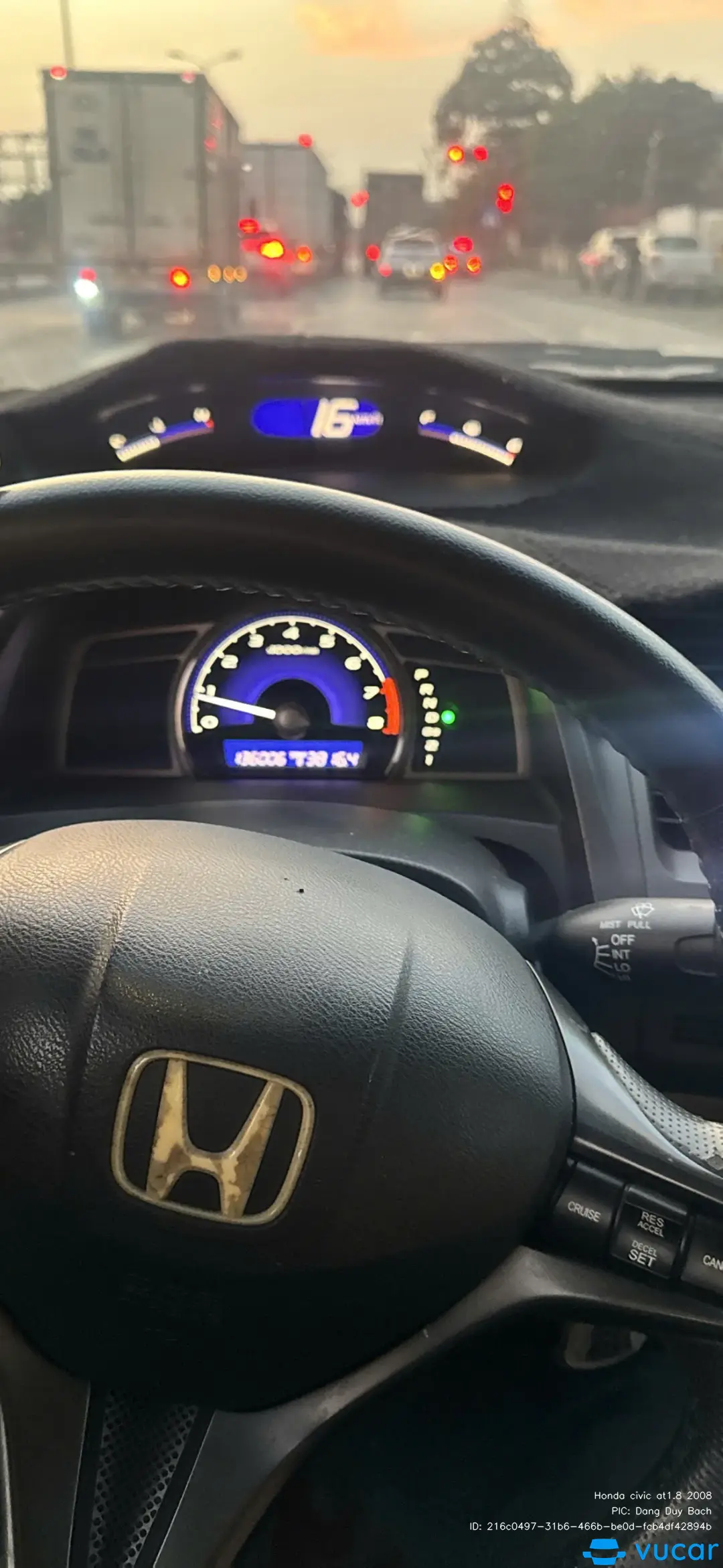 Honda civic at1.8 2008 - Nội thất 5