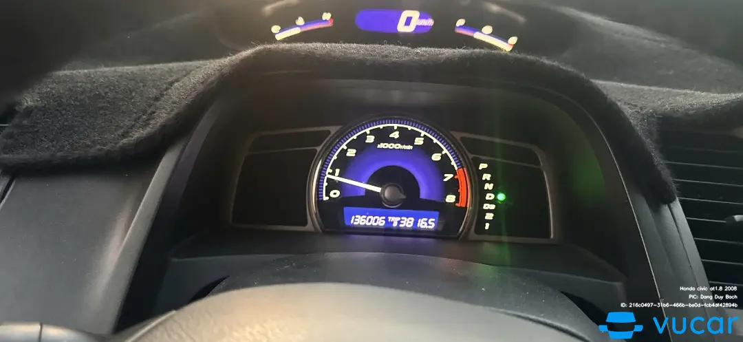 Honda civic at1.8 2008 - Nội thất 6