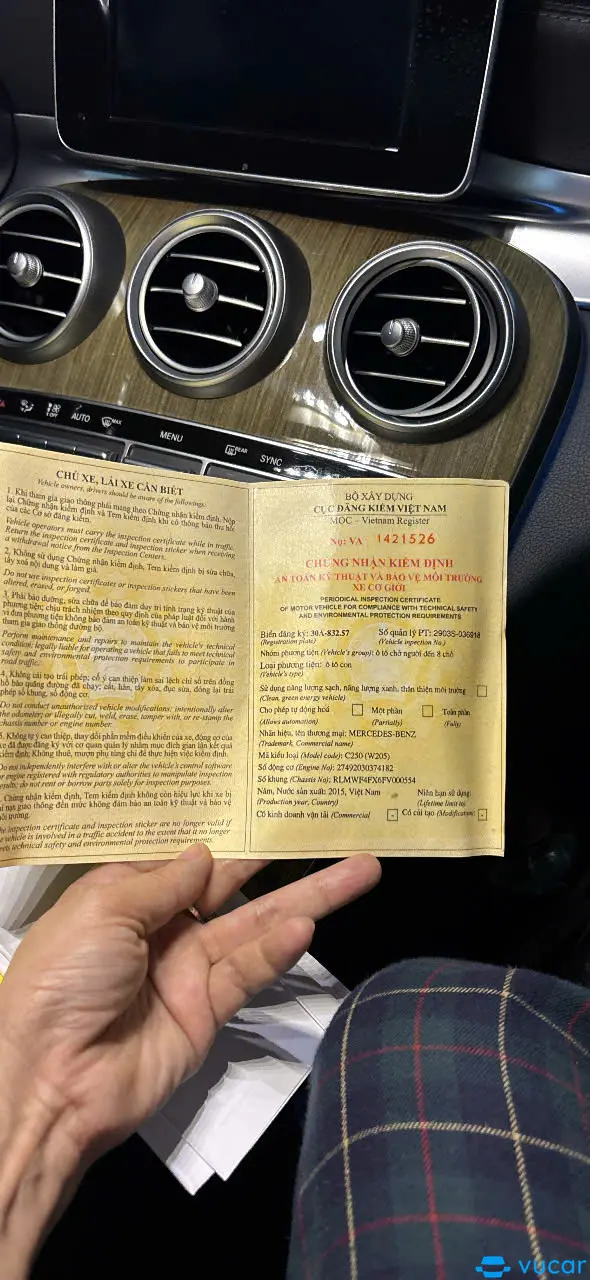 Mercedes-benz C-class C250 2015 - Nội thất 2