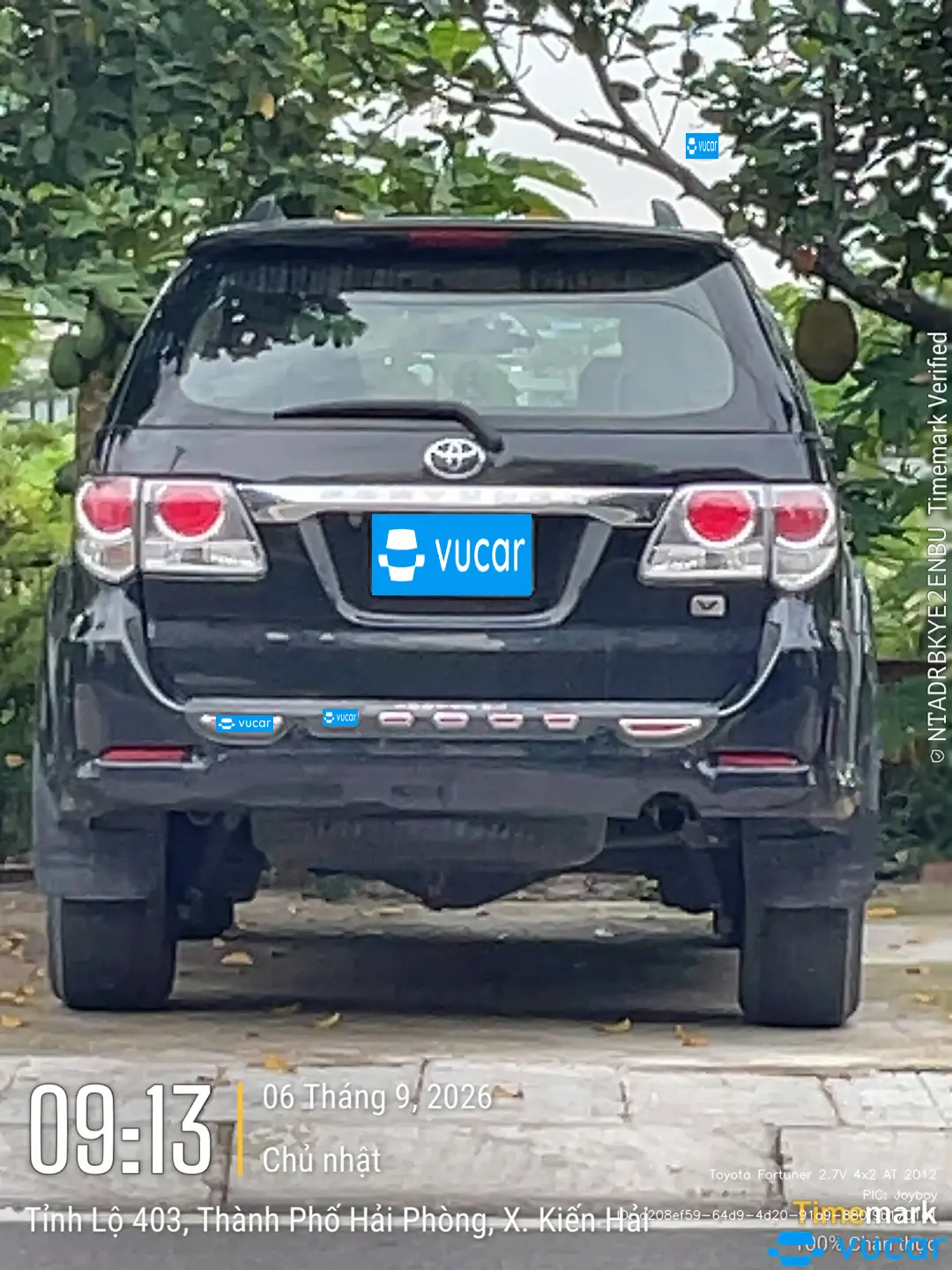 Toyota Fortuner 2.7V 4x2 AT 2012 - Ngoại thất 1