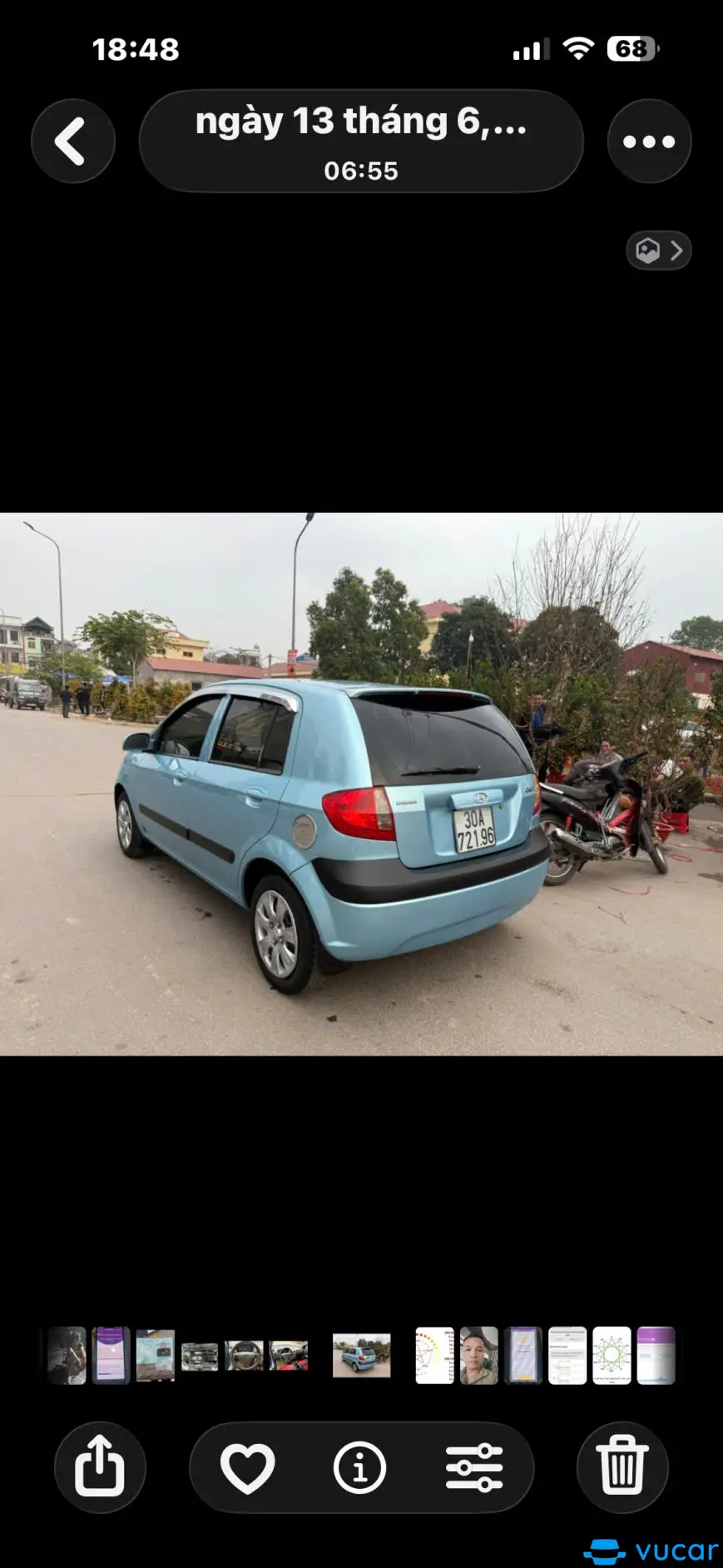 Hyundai Getz 1.1 MT 2009 - Nội thất 7