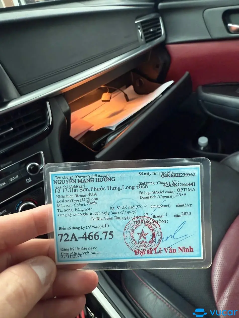 Kia Optima 2.4 GT Line AT 2019 - Nội thất 1