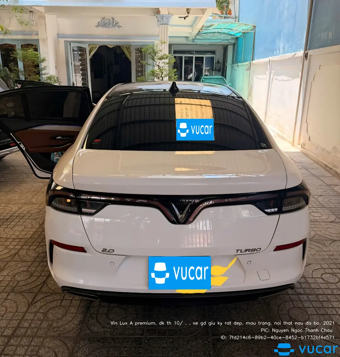 Vin Lux A premium. đk th 10/ . . xe gđ giử kỷ rất đẹp. màu trắng. nội thất nâu da bò. 2021 - Ngoại thất 31