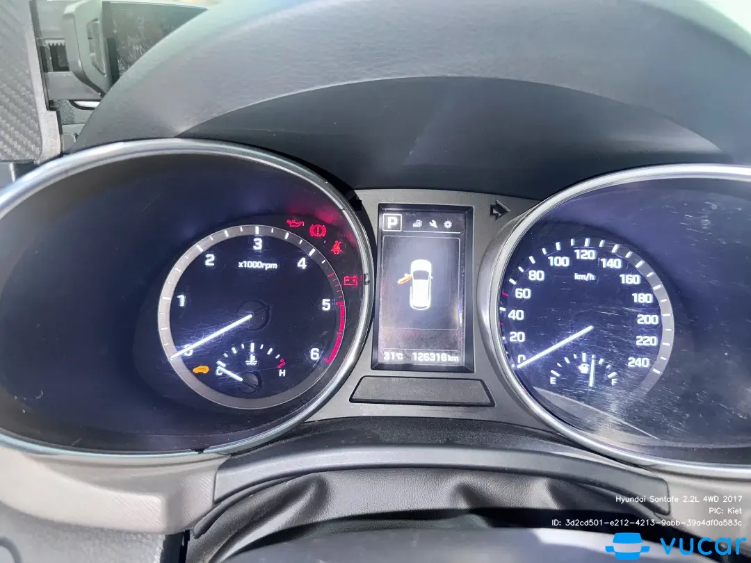 Hyundai Santafe 2.2L 4WD 2017 - Nội thất 3