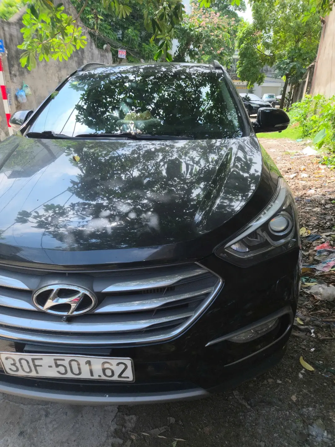 Ảnh xe Santafe 2017 máy dầu bản phun số tự đông