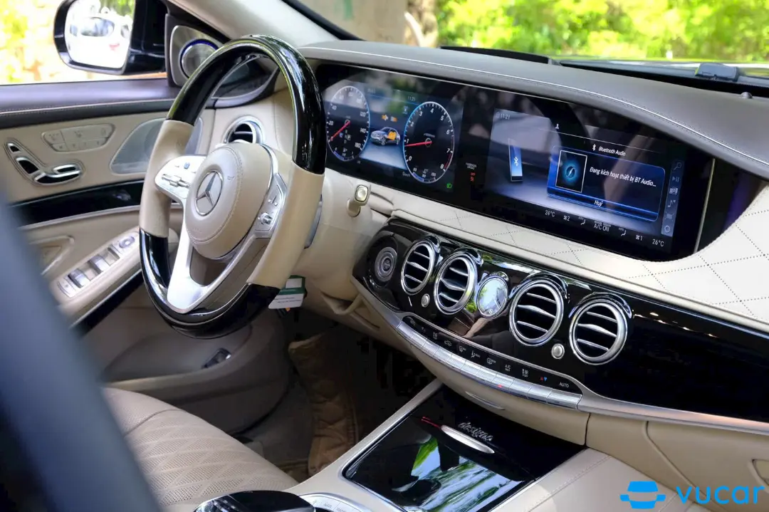 Mec S450 luxury đời 2020 đen - kem - Nội thất 3