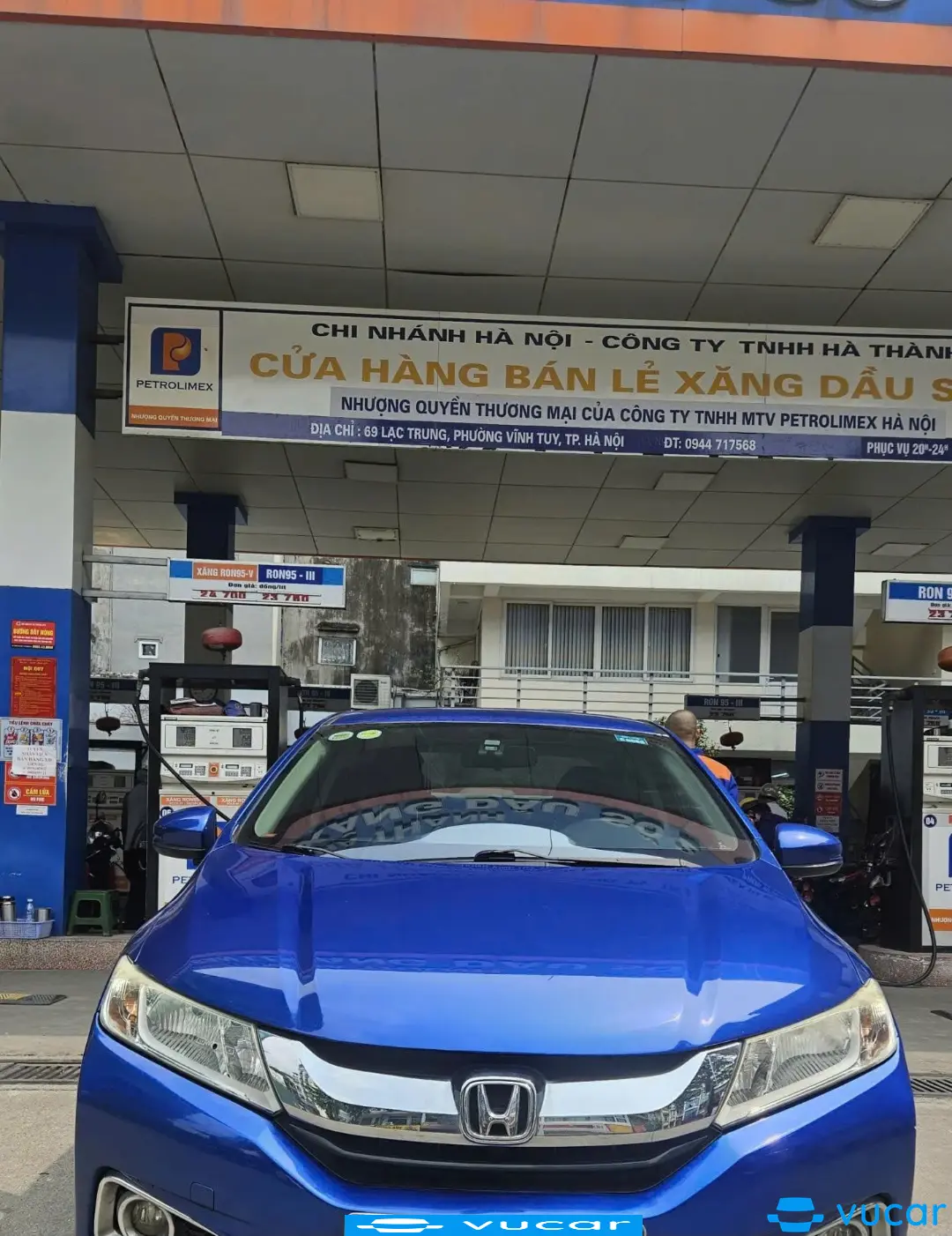 Ảnh xe Honda city màu Xanh dương 13. Bản G 2014