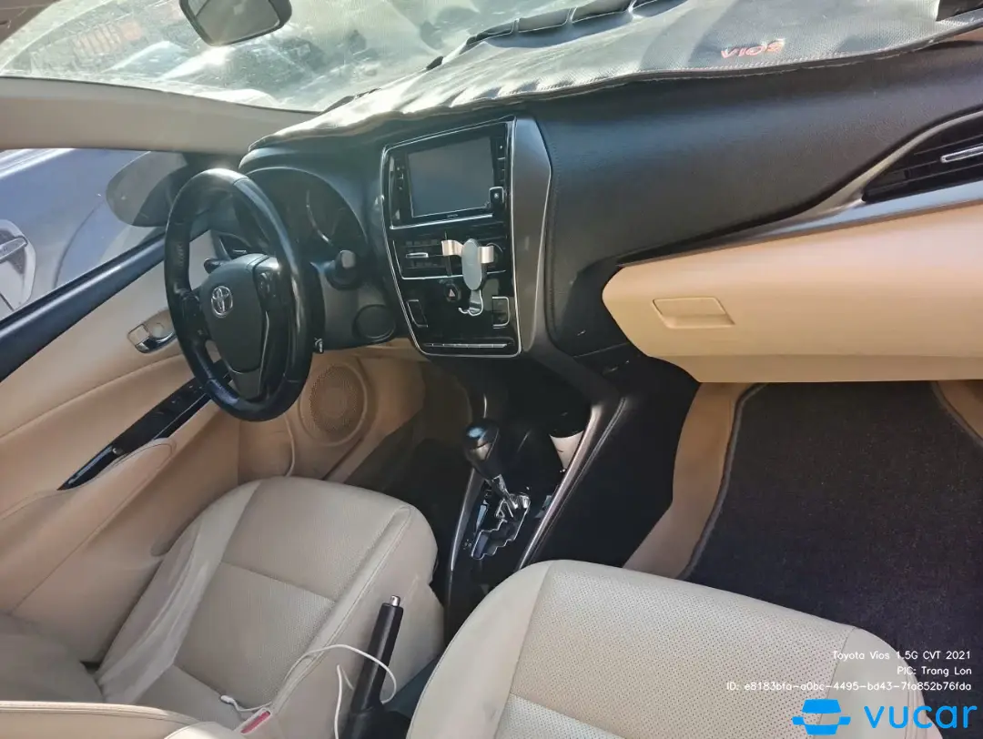 Toyota Vios 1.5G CVT 2021 - Nội thất 2