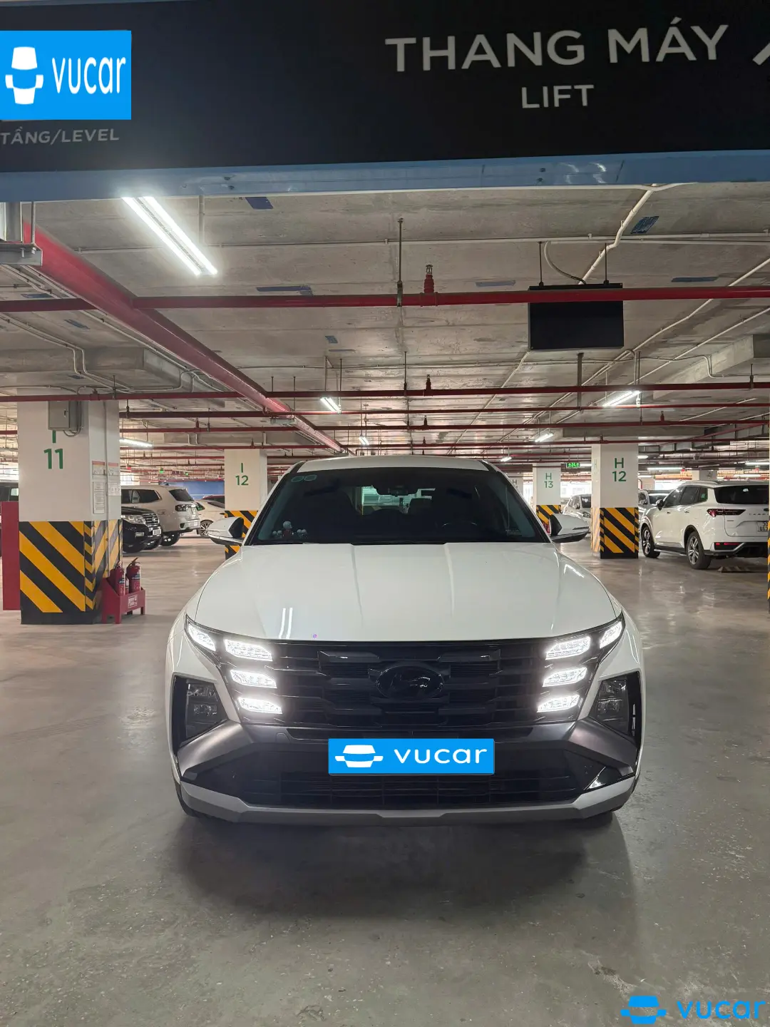 Ảnh xe Huyndai tucson 2024 trắng