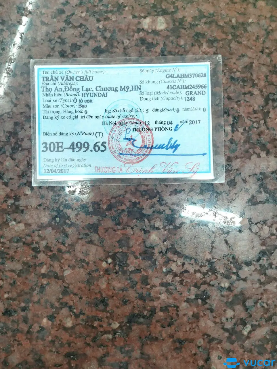 Ảnh xe i10 2 đầu 2017