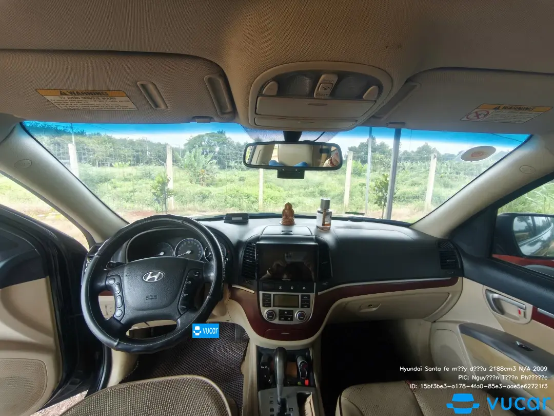Hyundai Santa fe máy dầu 2188cm3  2009 - Nội thất 3