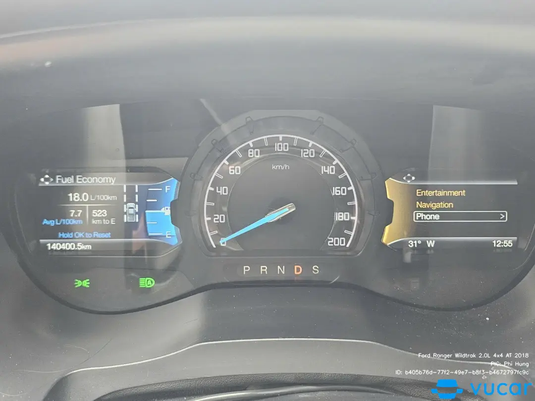 Ford Ranger Wildtrak 2.0L 4x4 AT 2018 - Nội thất 4