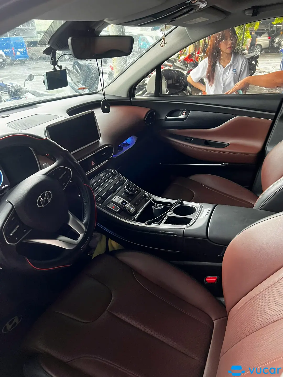 Hyundai Santafe 2.2D premium 2021 - Nội thất 3