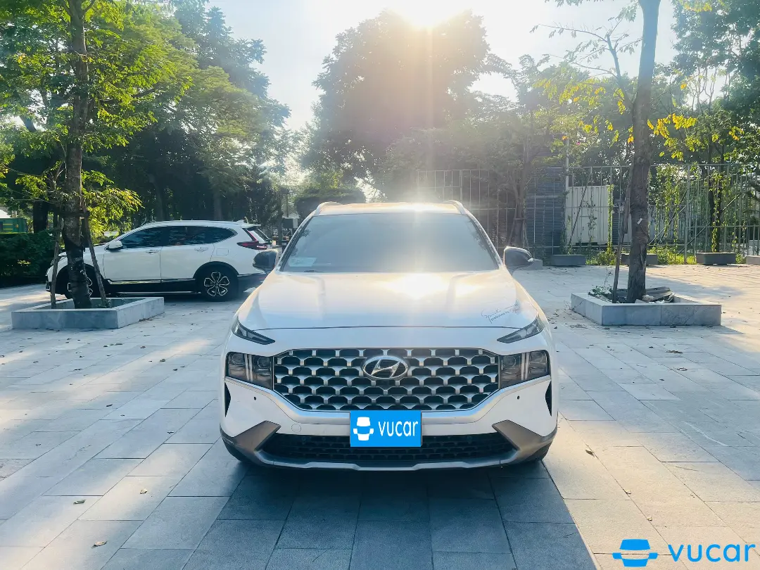 Ảnh xe Santafe 2021 mẫu mới bản ecor máy xăng