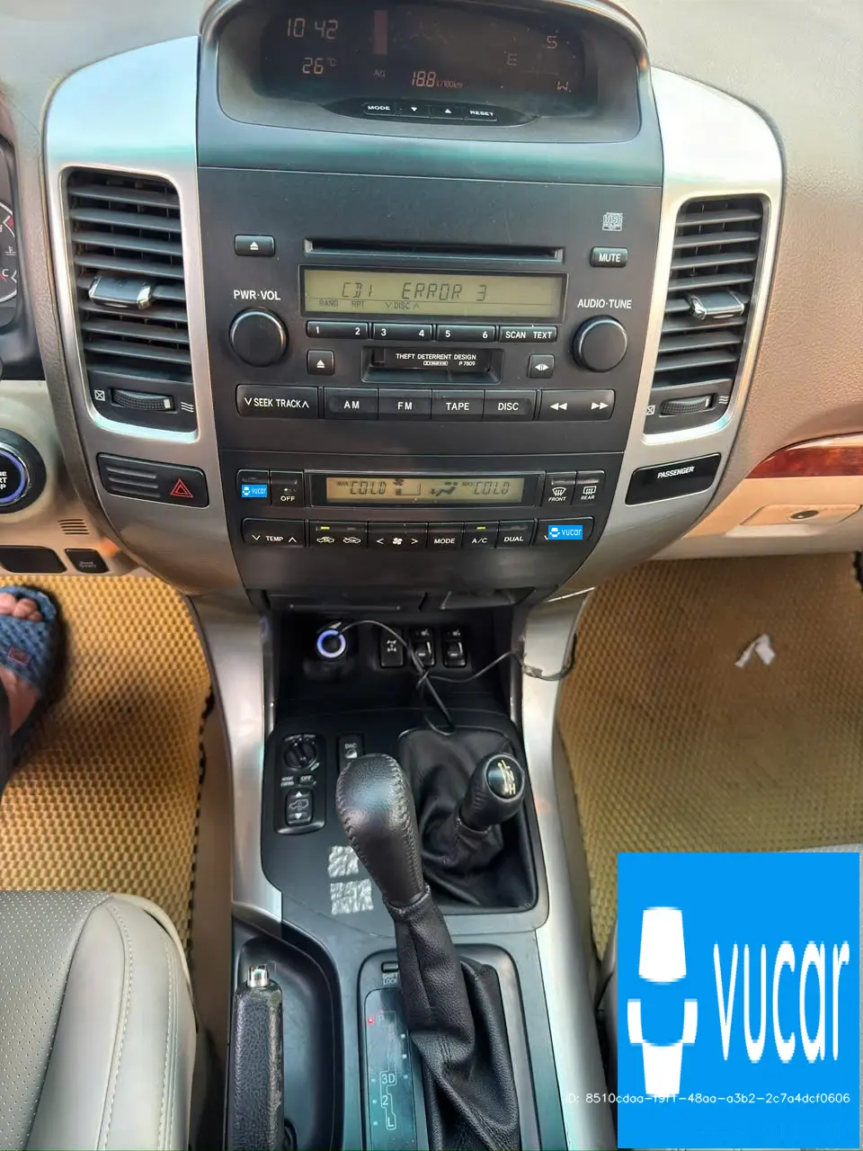 Toyota Land cruiser prado VX 2004 - Nội thất 2