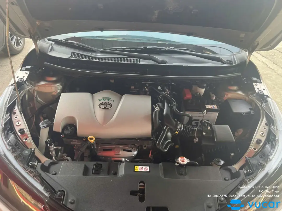Toyota Vios G 1.5 CVT 2022 - Khoang động cơ 1