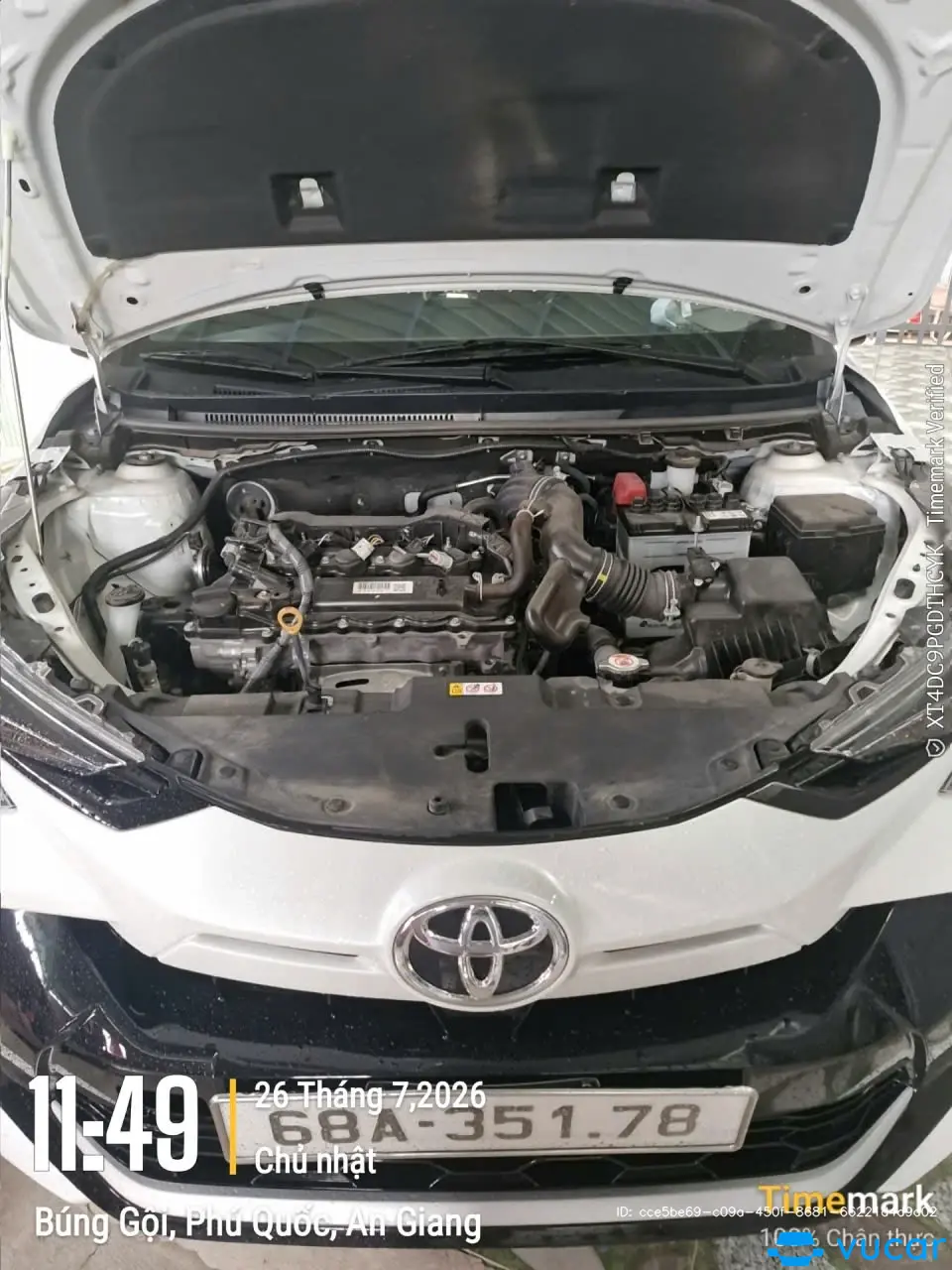 Toyota Vios E1.5 MT 2024 - Khoang động cơ 4