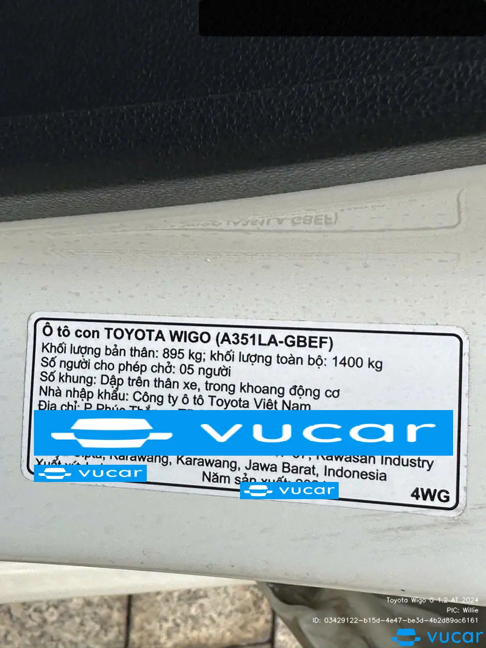 Ảnh xe Toyota Wigo G 1.2 AT 2024 - ảnh 3