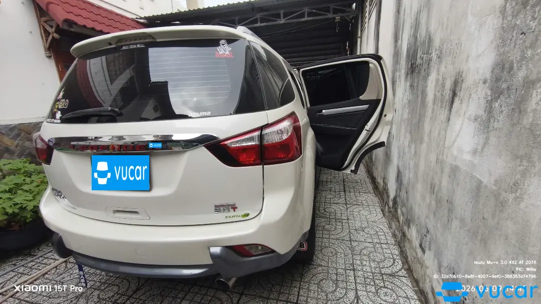 Ảnh xe Isuzu Mu-x 3.0 4X2 AT 2016 - ảnh 5