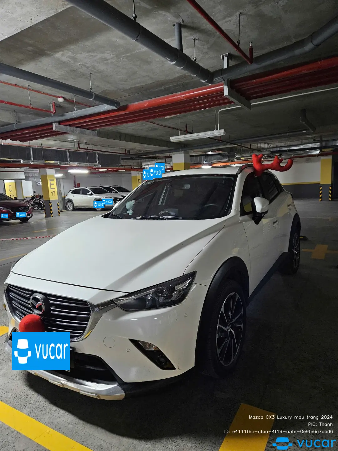 Ảnh xe Mazda CX3 Luxury màu trắng 2024 - ảnh 2
