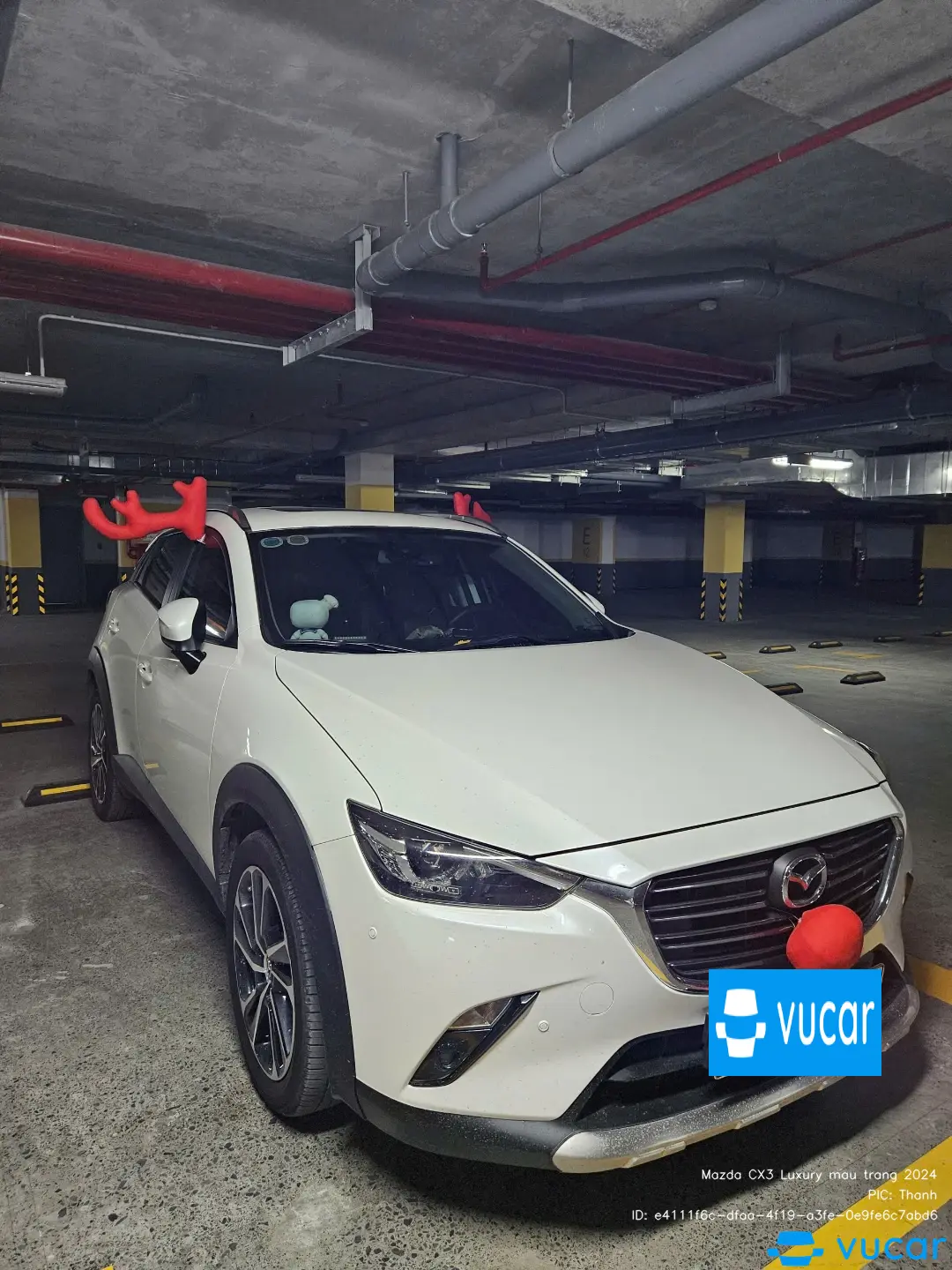Ảnh xe Mazda CX3 Luxury màu trắng 2024 - ảnh 4