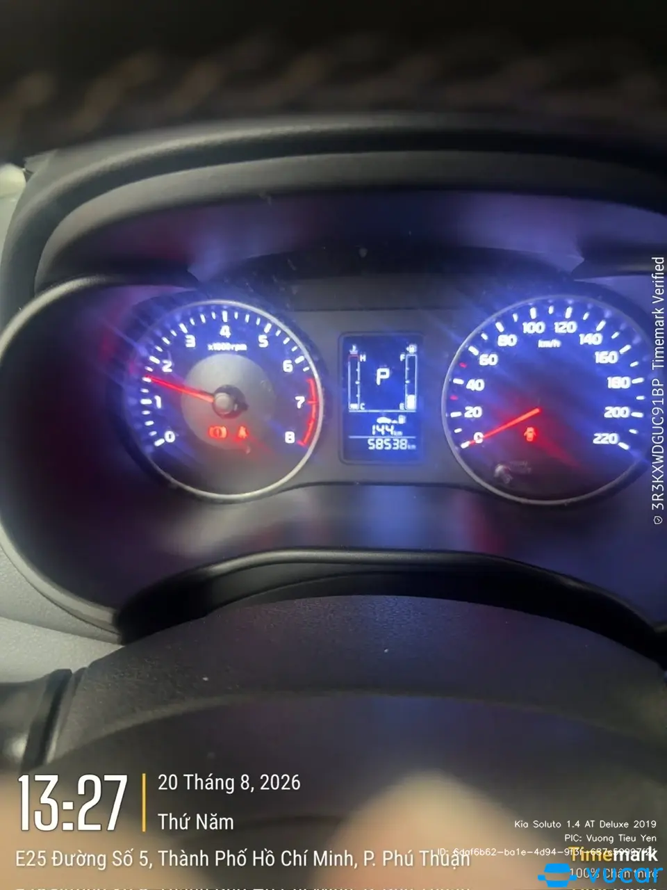 Kia Soluto 1.4 AT Deluxe 2019 - Nội thất 1