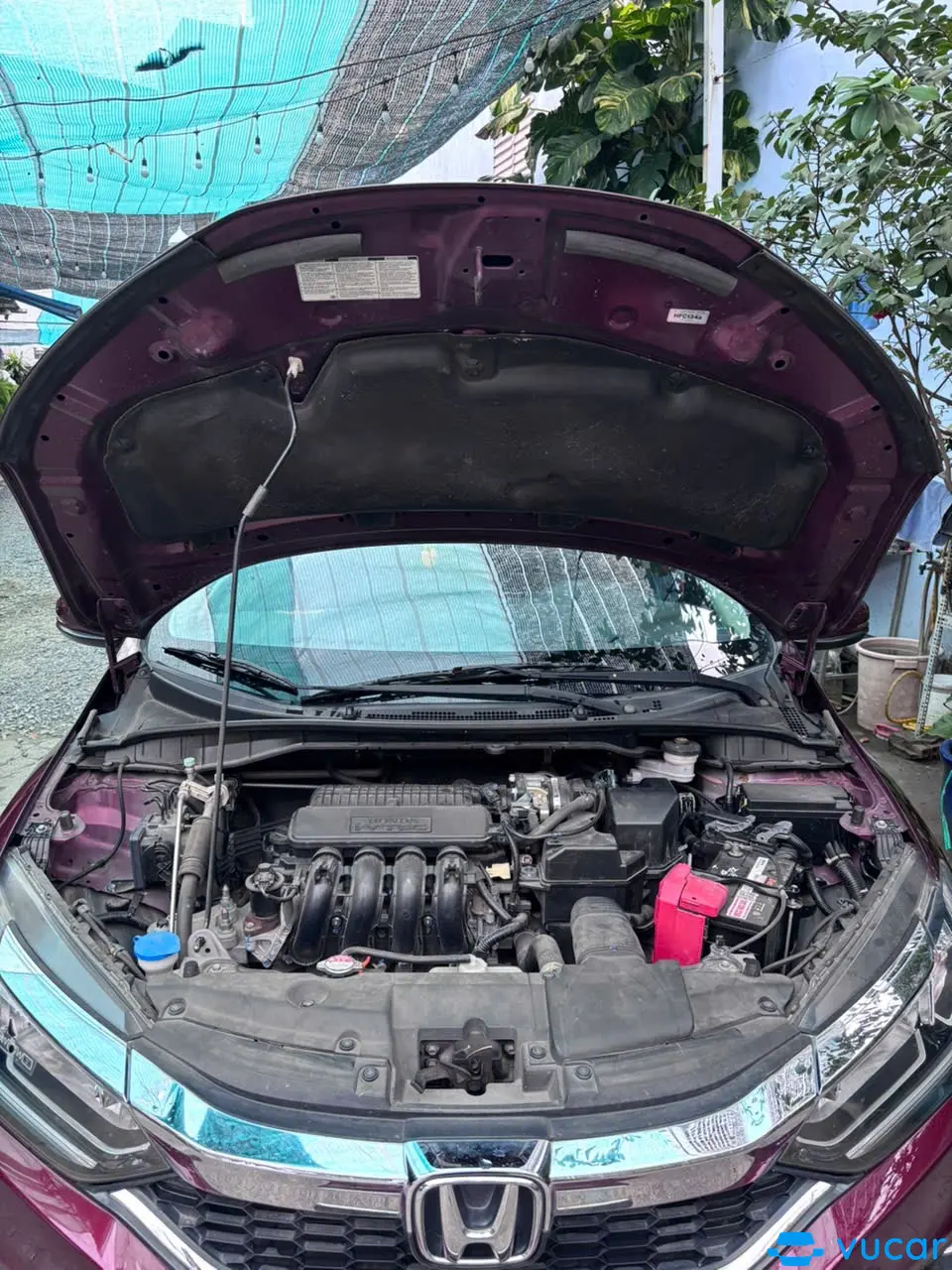 Honda City CVT 2019 - Khoang động cơ 1