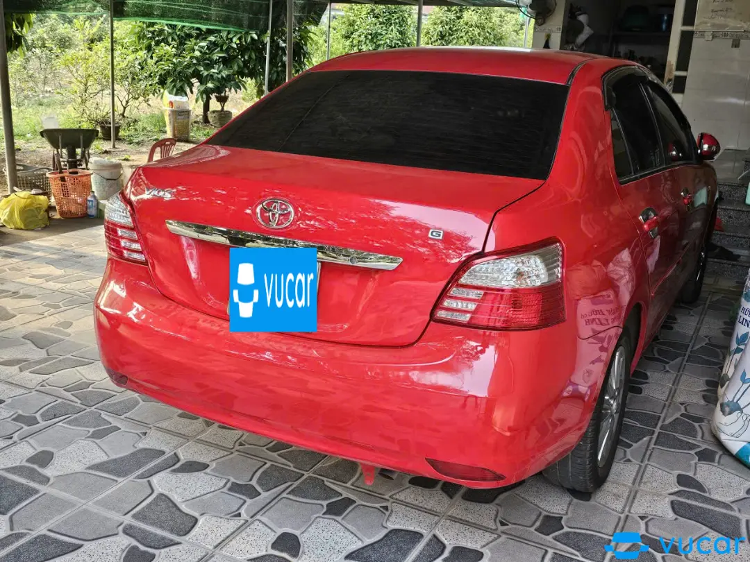 toyota vios năm 2012, số tự động, bản G, màu đỏ